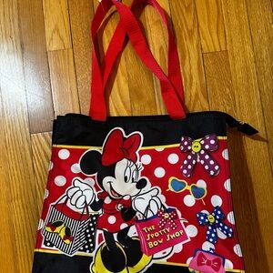 Disney Minnie Mouse 2012 Polka Dot Zip Tote